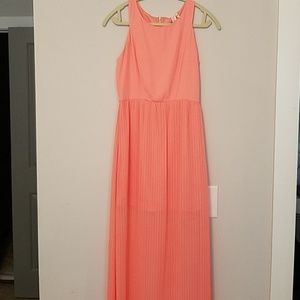 Pink Owl Maxi Dress